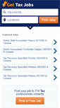 Mobile Screenshot of gettaxjobs.com